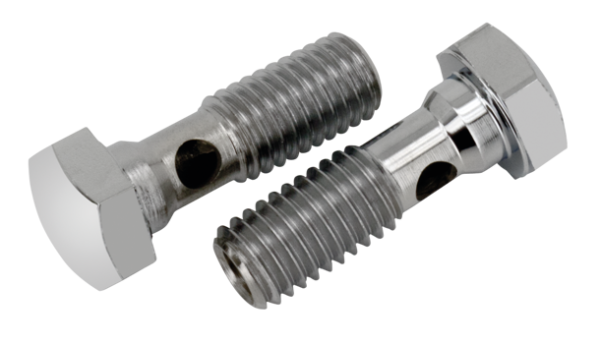 CHROME BREATHER BOLTS
